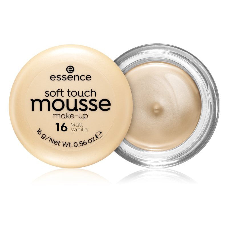 كريم أساس Essence Soft Touch Mousse هو منتج مكياج يتميز بقوام خفيف ورقيق - اللون: 16