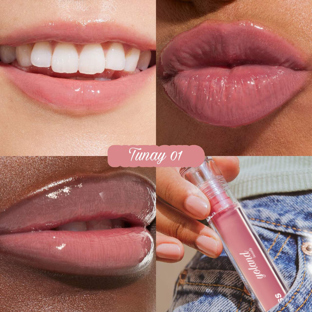 ملمع شفاه يولاند بيوتي (Yoland Beauty)  توناي (Tunai)، قلوس شفايف - اللوان: 01
