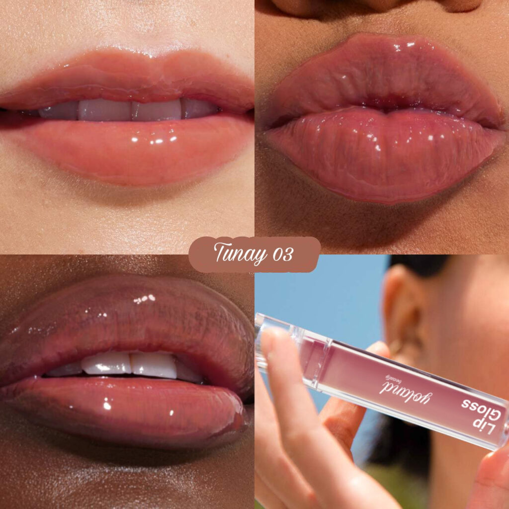 ملمع شفاه يولاند بيوتي (Yoland Beauty)  توناي (Tunai)، قلوس شفايف - اللوان: 03