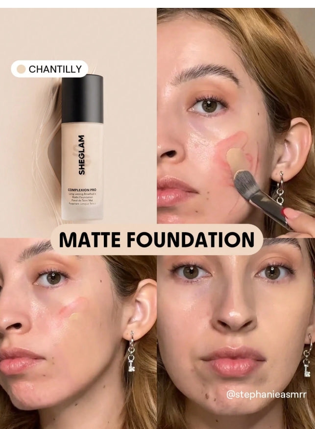 كريم أساس شيجلام كومبليكسشن برو (Sheglam Complexion Pro Foundation)، - اللوان: Chantilly