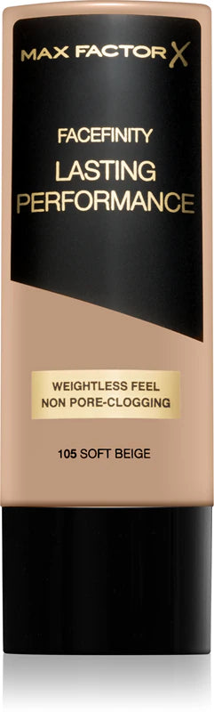 كريم أساس ماكس فاكتور لاستينغ بيرفورمانس (Max Factor Lasting Performance) السائل - اللوان: 105