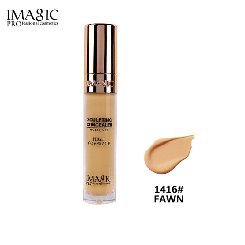 IMAGIC Professional Sculpting Concealer، كونسيلر خافي عيوب كريمي متعدد الاستخدامات يوفر تغطية عالية لإخفاء الهالات السوداء وعيوب البشرة - اللوان: 1416-فون