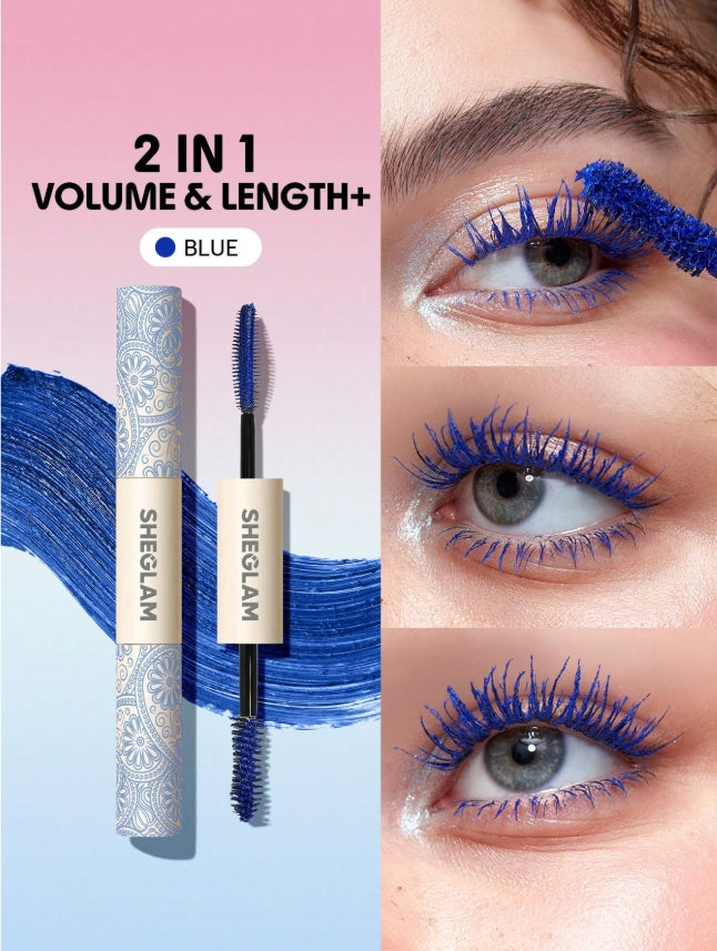 ماسكاراSHEGLAM All-In-One 24K - اللون: Blue