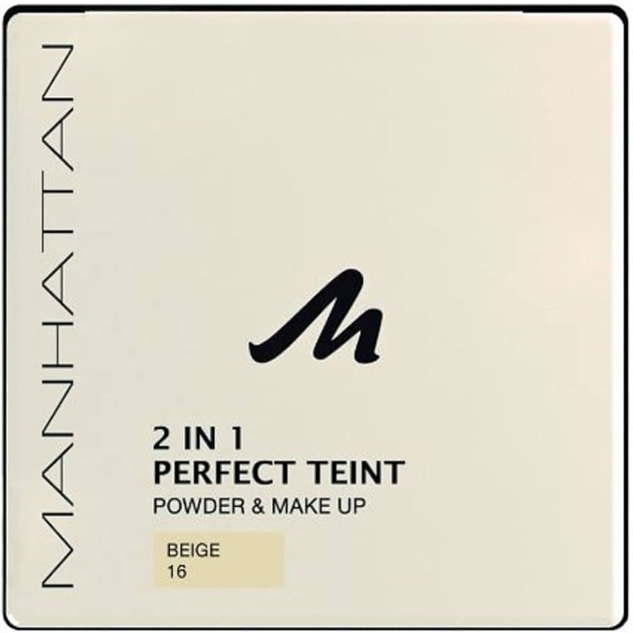بودرة ومكياج مانهاتن بيرفكت تينت (Manhattan Perfect Teint Powder & Make Up - اللوان: 16