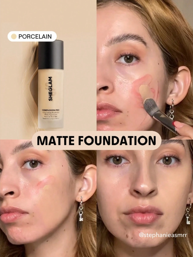 كريم أساس شيجلام كومبليكسشن برو (Sheglam Complexion Pro Foundation)، - اللوان: بورسلين