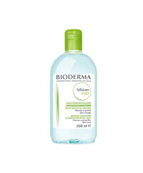 محلول سيبيوم H2O الميسيلار من بيوديرما (Bioderma Sébium H2O)،  - الأحجام: 500m