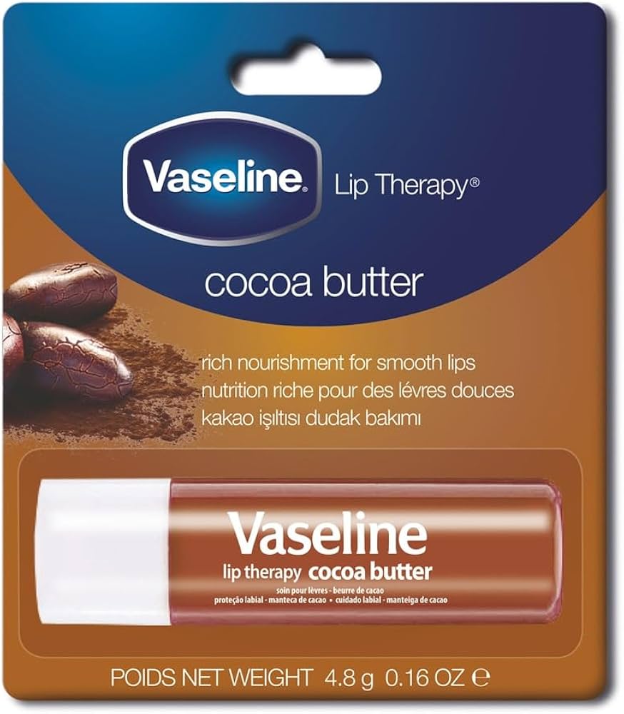 مرطبات الشفاه "فازلين ليب ثيرابي" (Vaseline Lip Therapy) بنكهات وألوان مختلفة - النكهة: زبدة الكاكاو