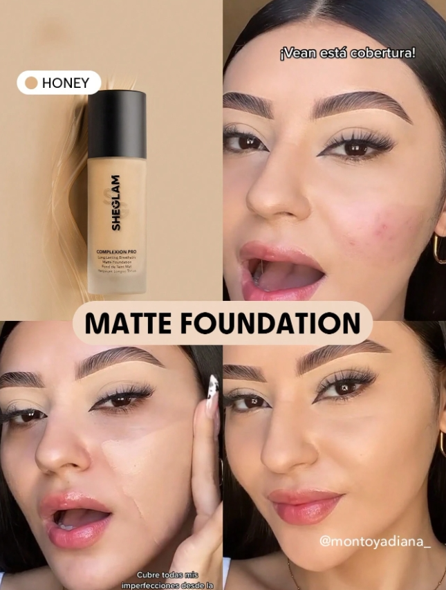 كريم أساس شيجلام كومبليكسشن برو (Sheglam Complexion Pro Foundation)، - اللوان: Honey