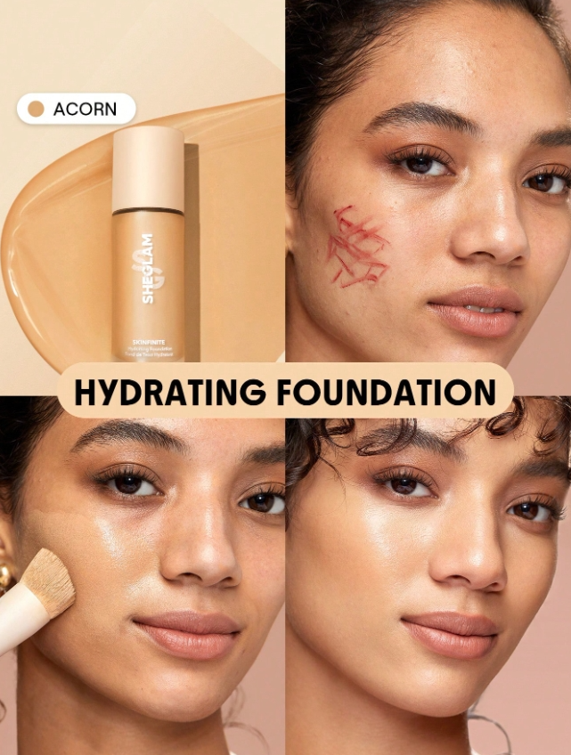SHEGLAM كريم أساس مرطب بتغطية غير مرئية - اللوان: Acorn