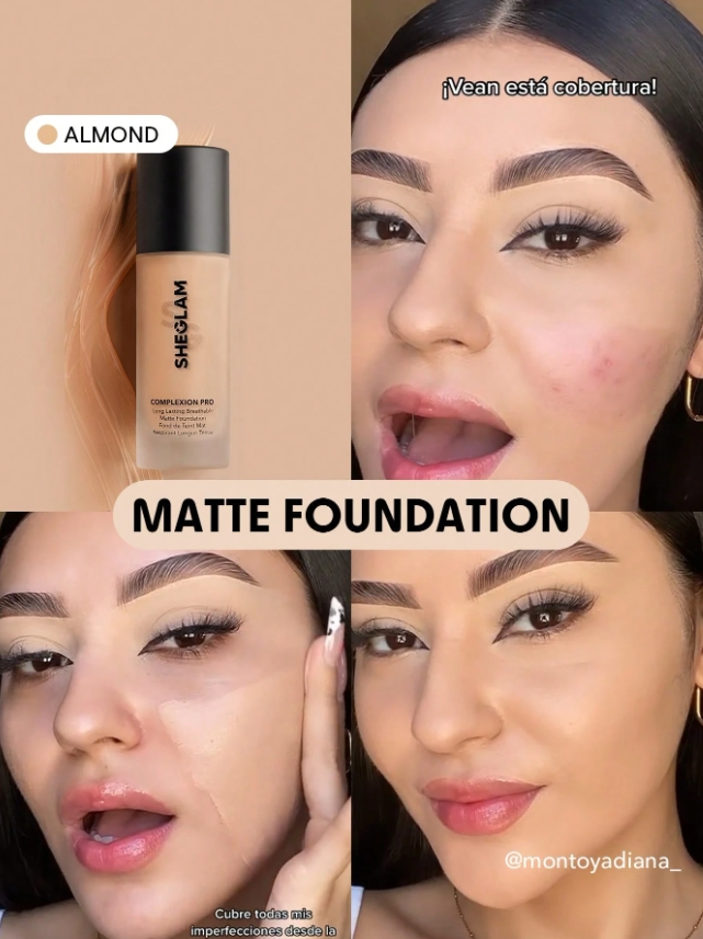 كريم أساس شيجلام كومبليكسشن برو (Sheglam Complexion Pro Foundation)،  - اللوان: Almond