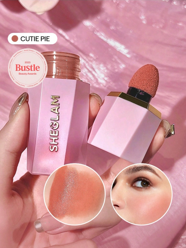 SHEGLAM أحمر خدود سائل مقاوم للماء-يدوم طويلاً- - اللوان: Cutie Pie