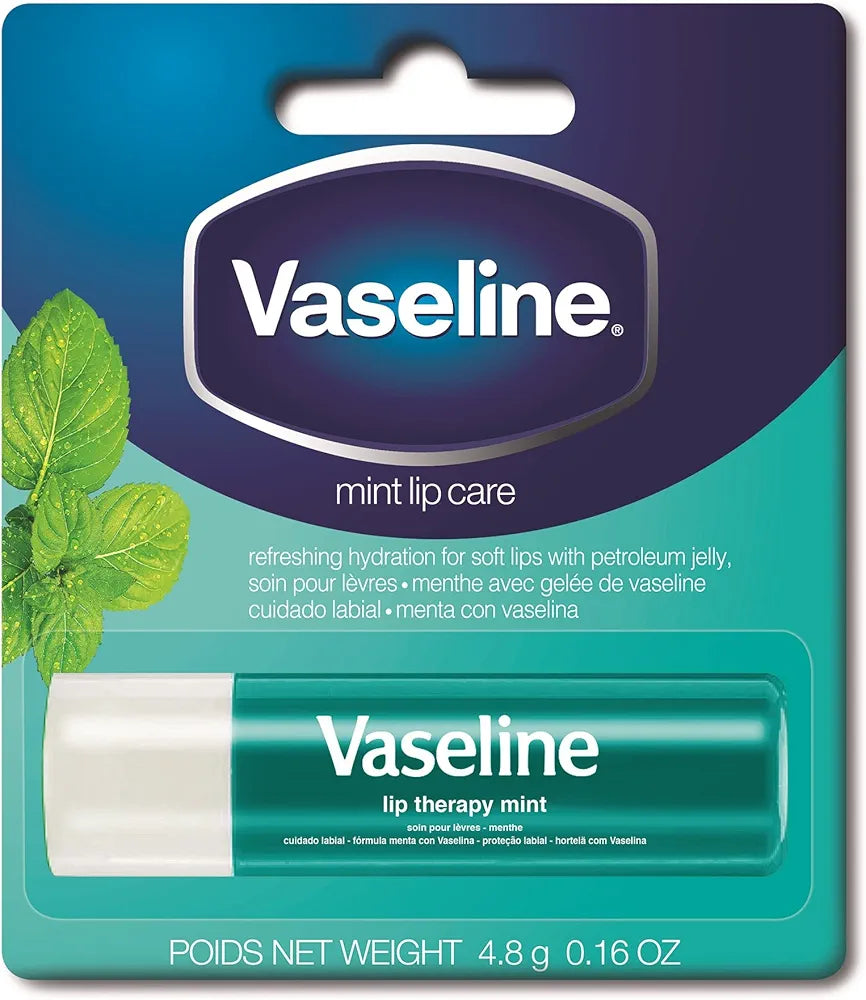 مرطبات الشفاه "فازلين ليب ثيرابي" (Vaseline Lip Therapy) بنكهات وألوان مختلفة - النكهة: نعناع