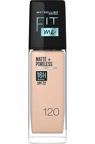 كريم الأساس مايبلين 30مل Fit Me Matte & Poreless - Glass - اللوان: 120