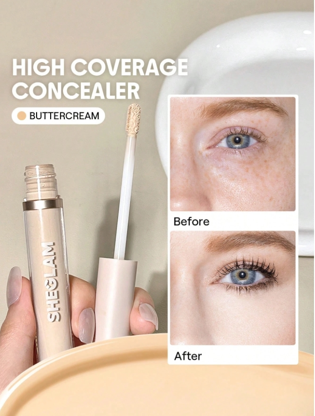خافي العيوب مطفي سائل مصححSHEGLAM - اللوان: Buttercream