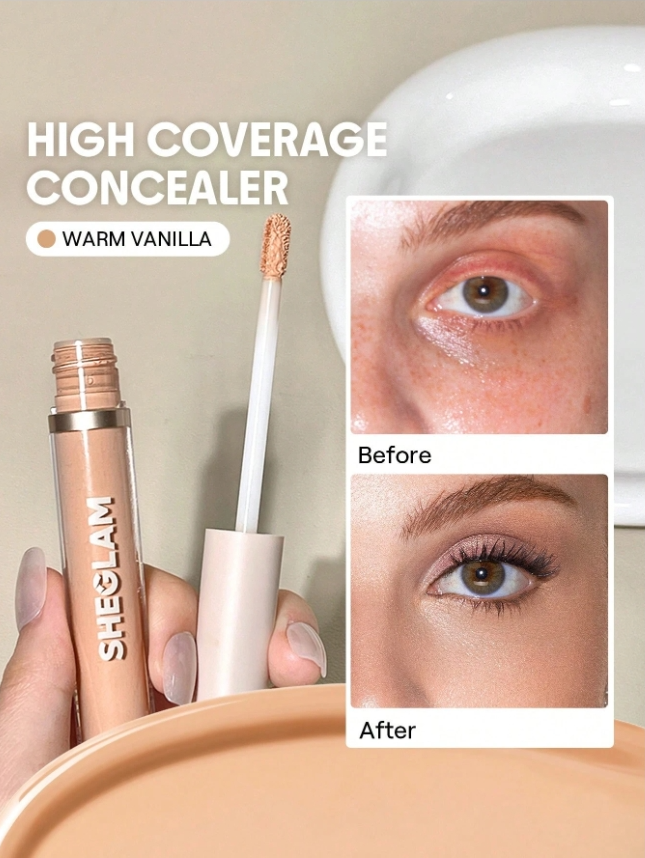 خافي العيوب مطفي سائل مصححSHEGLAM - اللوان: Warm Vanilla