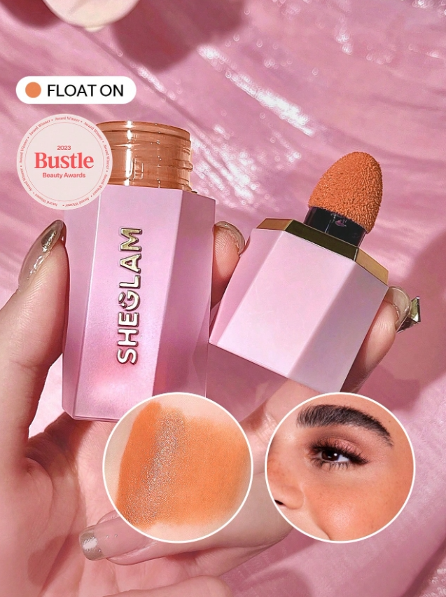 SHEGLAM أحمر خدود سائل مقاوم للماء-يدوم طويلاً- - اللوان: Float On