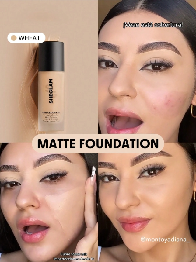 كريم أساس شيجلام كومبليكسشن برو (Sheglam Complexion Pro Foundation)، - اللوان: Wheat