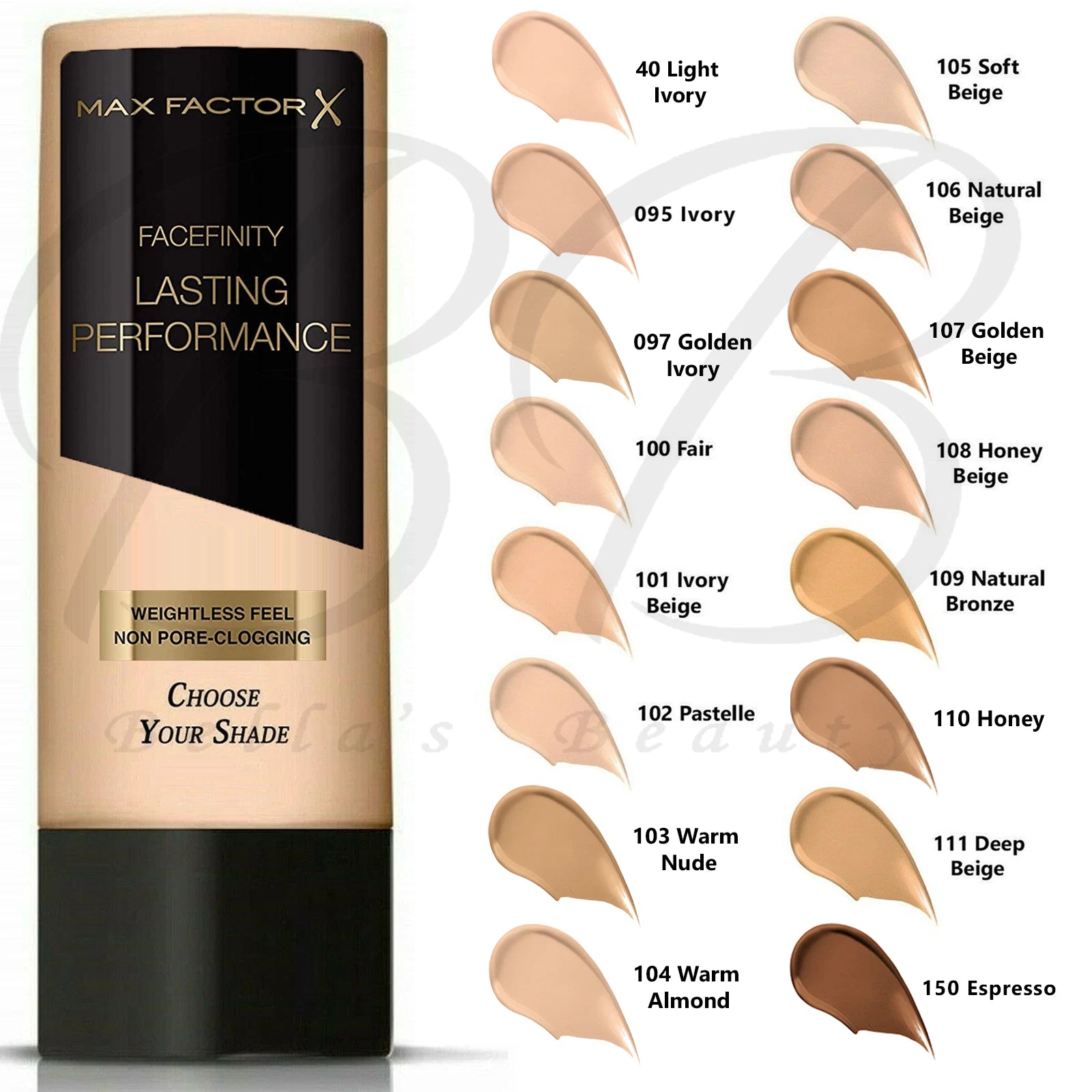 كريم أساس ماكس فاكتور لاستينغ بيرفورمانس (Max Factor Lasting Performance) السائل - اللوان: 110