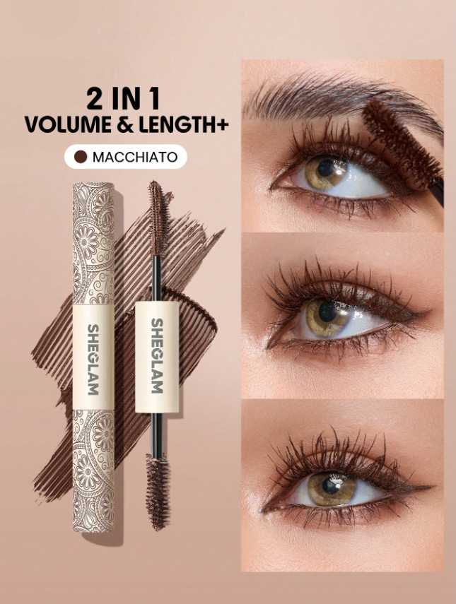 ماسكاراSHEGLAM All-In-One 24K - اللون: Macchiato