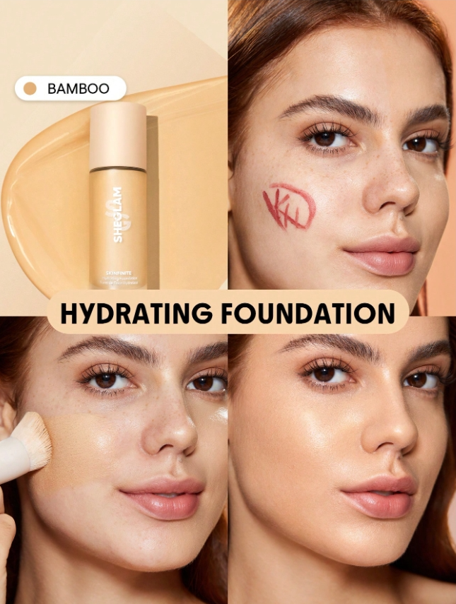 SHEGLAM كريم أساس مرطب بتغطية غير مرئية - اللوان: Bamboo