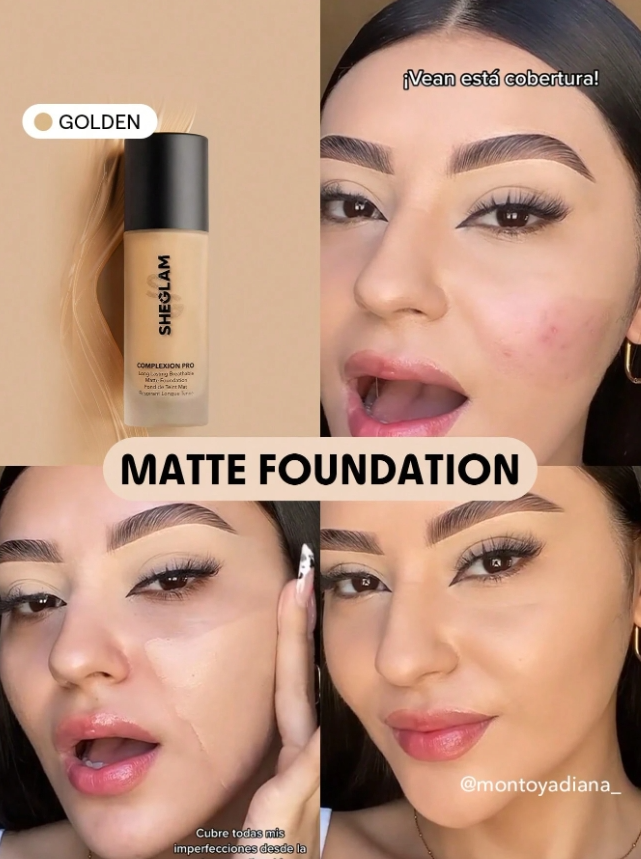 كريم أساس شيجلام كومبليكسشن برو (Sheglam Complexion Pro Foundation)، - اللوان: Golden