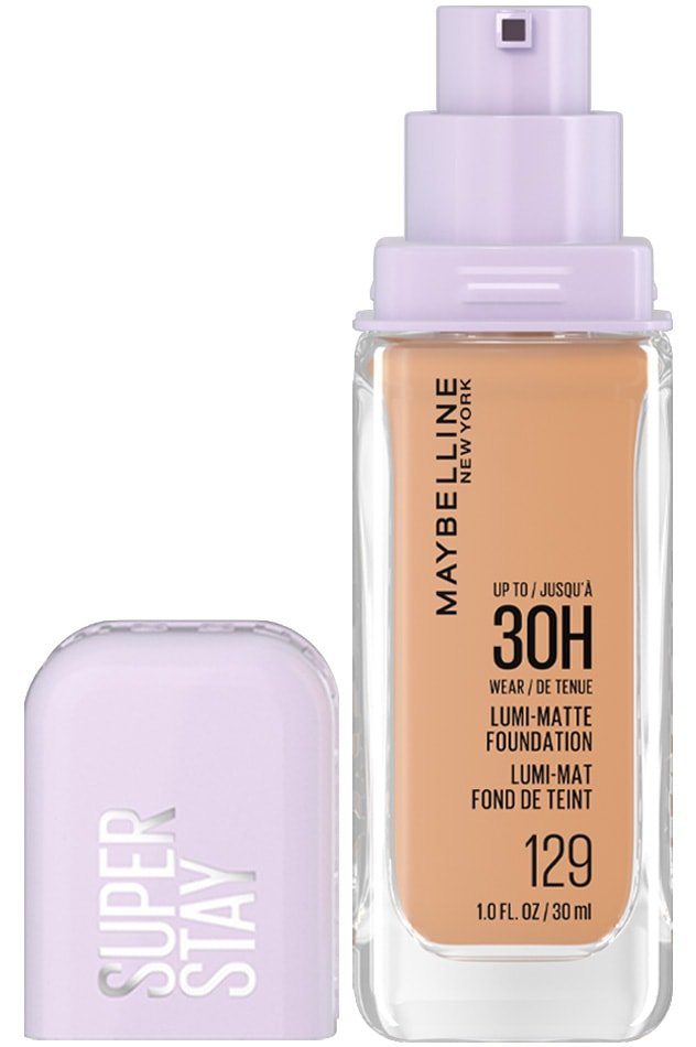 كريم أساس ميبلين سوبر ستاي لومي-مات (Maybelline Super Stay Lumi-Matte Foundation) ب - اللوان: 129