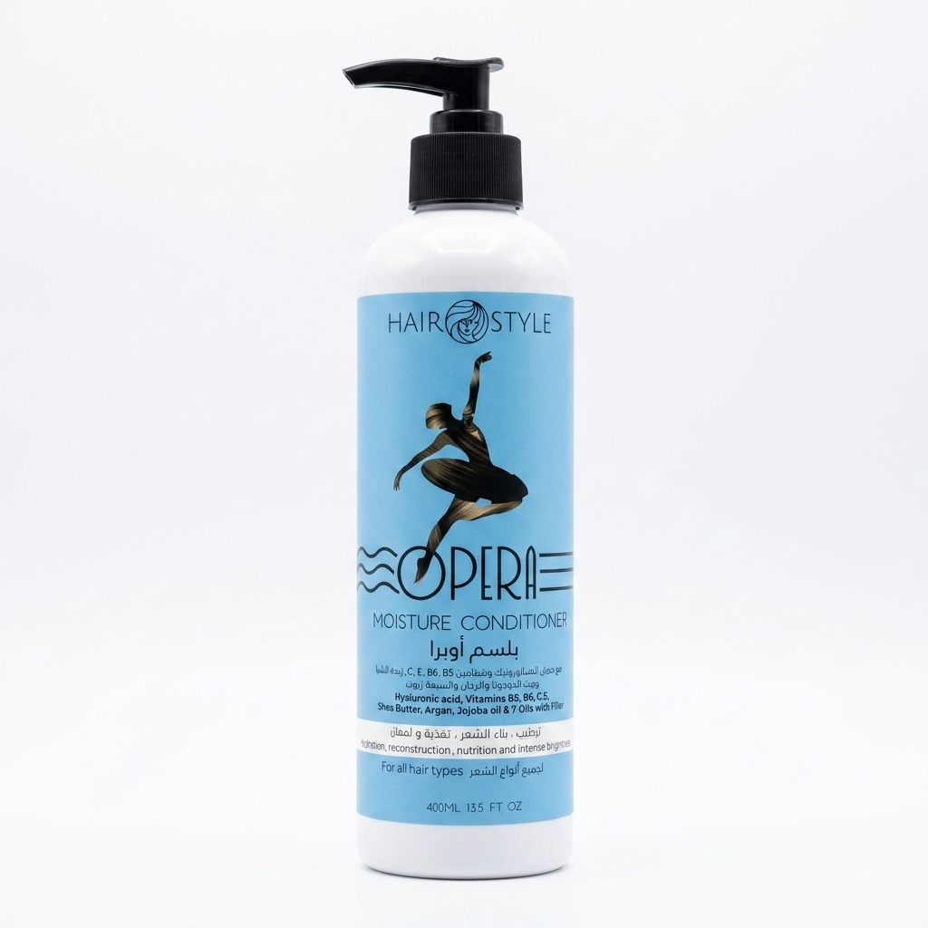 شامبو وبلسم أوبرا العضوي المرطب (Hair Style Opera Organic Moisture Shampoo & Conditioner) - النوع: بلسم