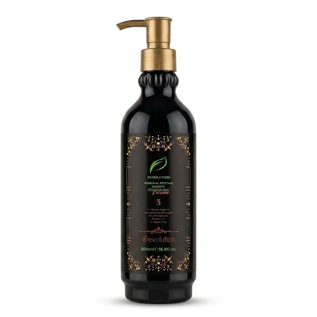 شامبو وبلسم ريفولوشن الخالي من السلفات والبارابين (Revolution Renewal Protein Smooth Shampoo & Conditioner) - النوع: بلسم