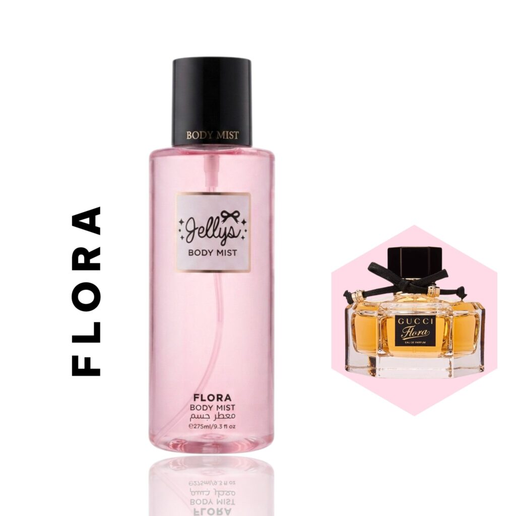 مجموعة معطرات الجسم الفاخرة من جيلس (Jelly's Body Mist Collection) - النوع: FLORA