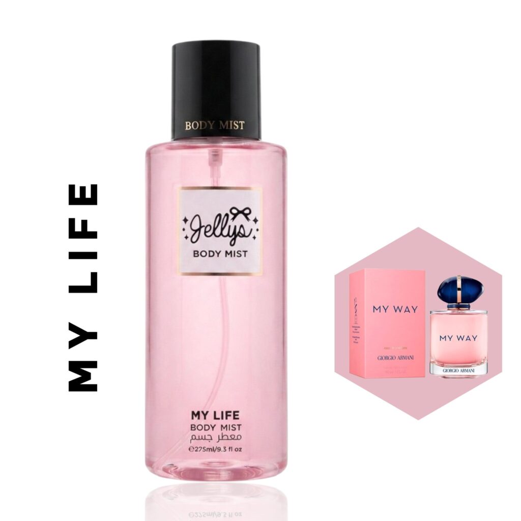 مجموعة معطرات الجسم الفاخرة من جيلس (Jelly's Body Mist Collection) - النوع: MY LIFE