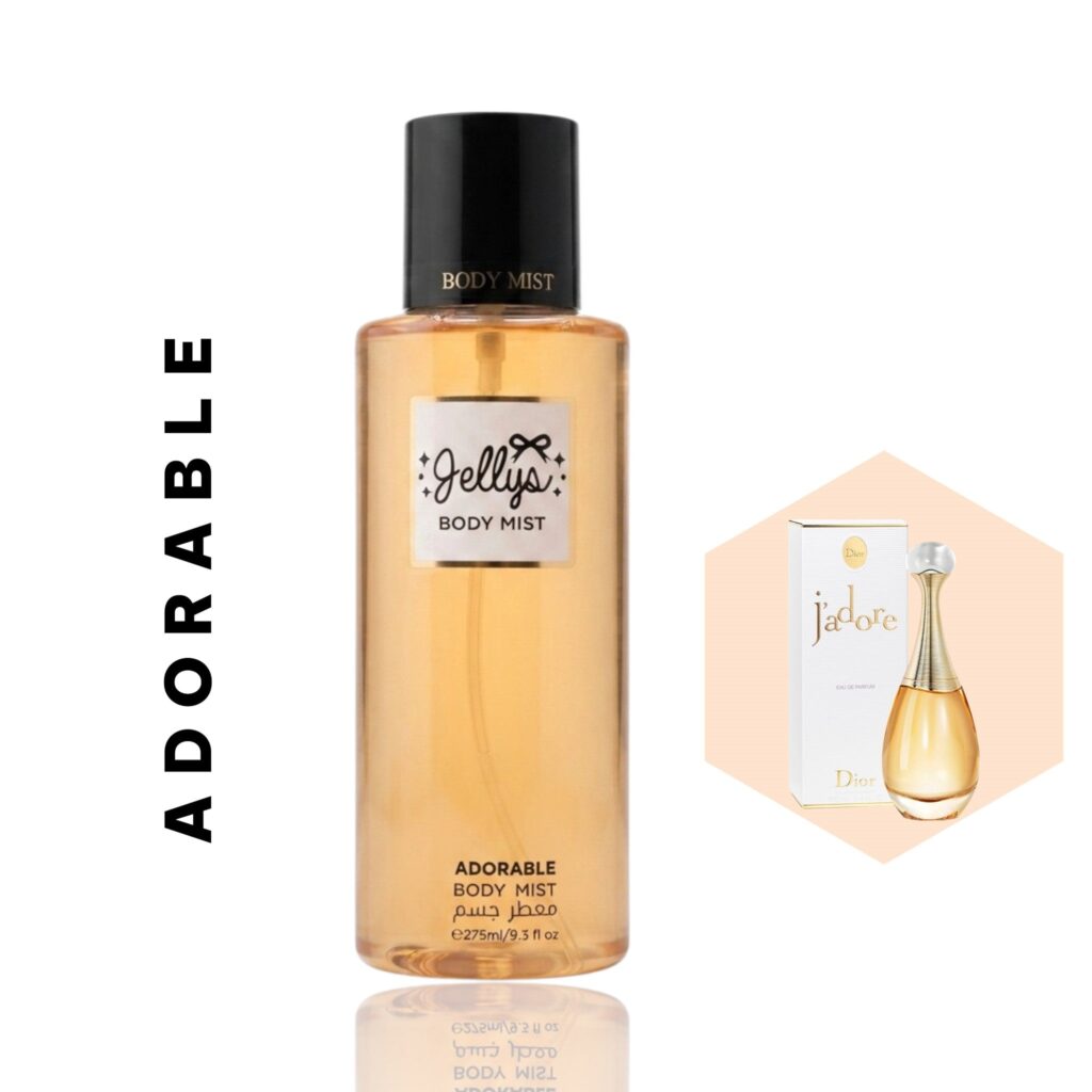 مجموعة معطرات الجسم الفاخرة من جيلس (Jelly's Body Mist Collection) - النوع: ADORABLE
