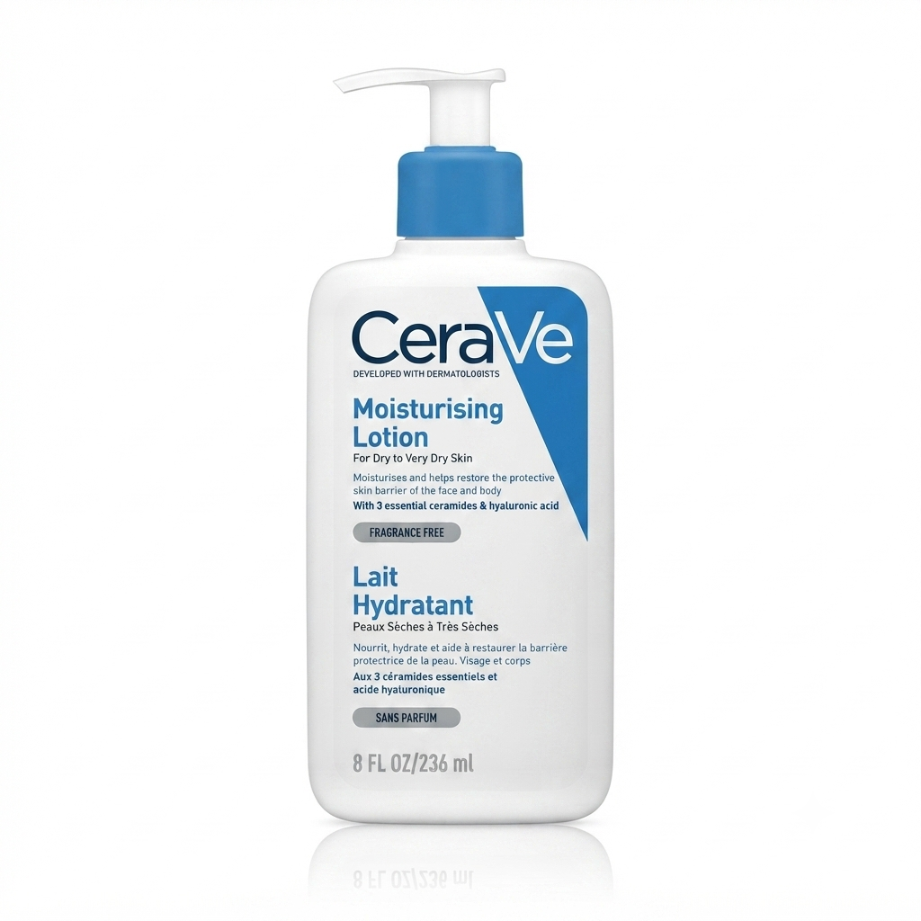 لوشن الترطيب اليومي من سيرافي (CeraVe Moisturising Lotion).. ترطيب مكثف ونعومة فائقة تدوم طوال اليوم - حجم: 236ml
